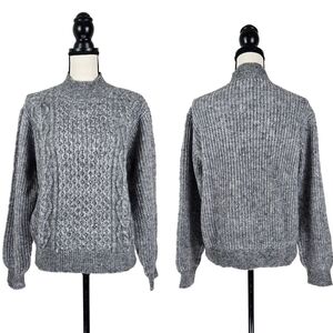 NWT Vero Moda Universe Mock Neck Mixed Knit Sweater